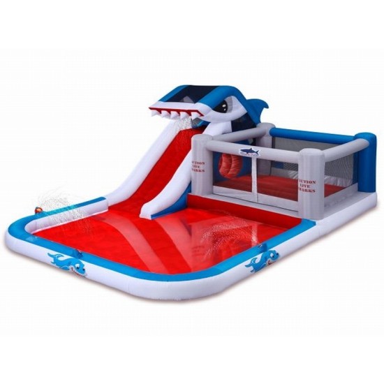 Inflatable Shark Water Slide