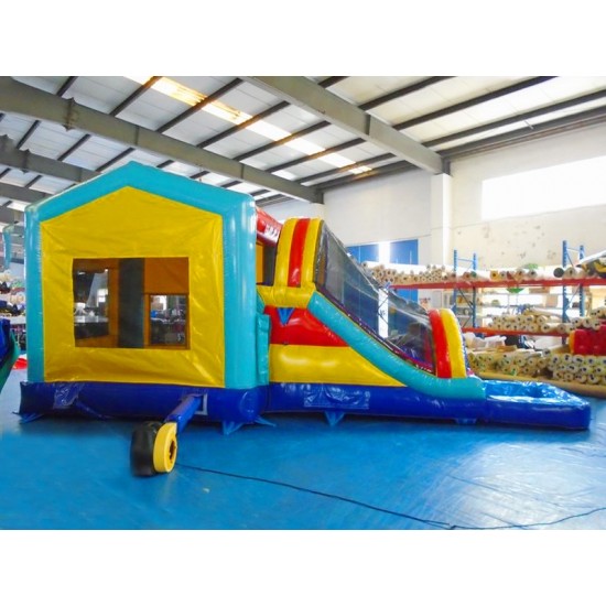 Inflatable Module Bouncer Combo with pool