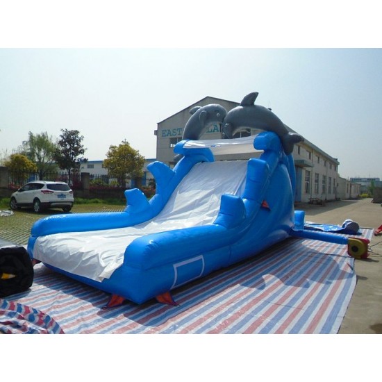 Inflatable Dolphin Slide