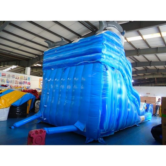 Inflatable Dolphin Water Slide