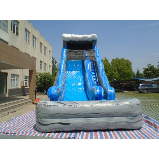 16 FT Rockin Dual Lane Water Slide