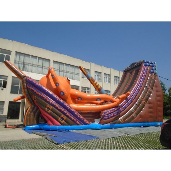 Inflatable Kraken Slide